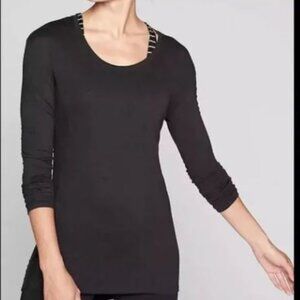 NWT Athleta Threadlight Relaxed Long Sleeve Shirt! Sz M! $59